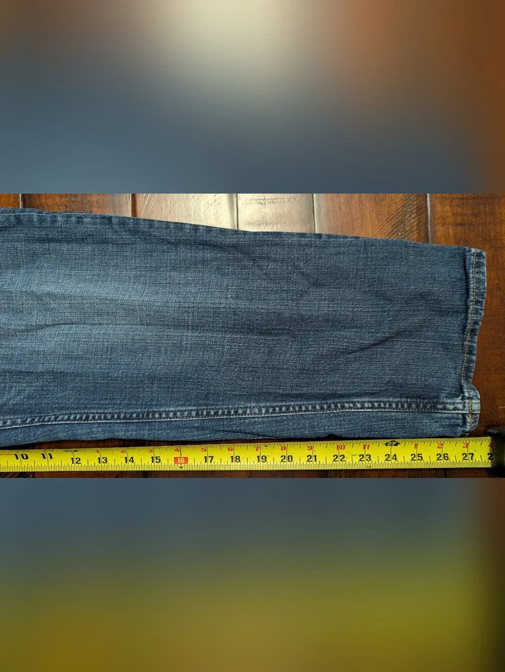 Banana Republic Premium Denim Men's 30x27 Cotton Blend Blue Jeans cthny